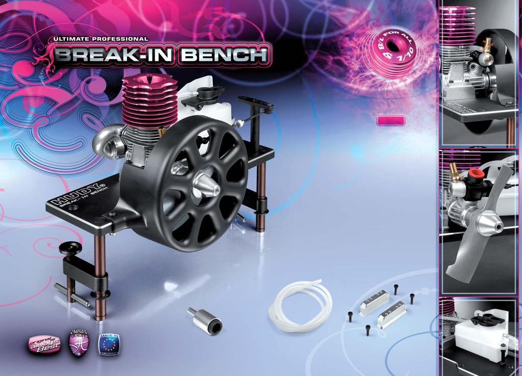 BREAK-IN BENCH #104140 complete all-in-one nitro engine break-in bench suitable for.12/.15/.