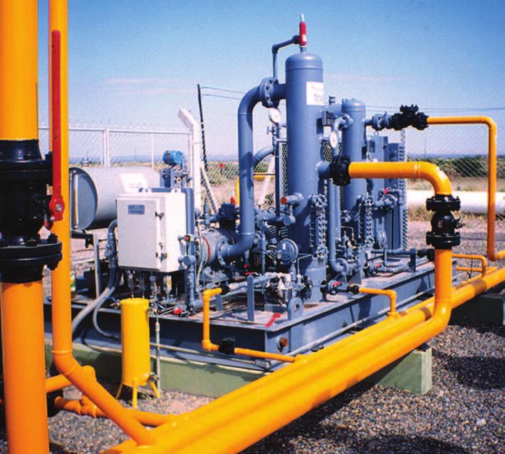 5 Landfill gas service Built with rugged construction and suited for harsh environments, Ful-Vane compressors provide low energy consumption, high volumetric efficiency, reliability and durability.