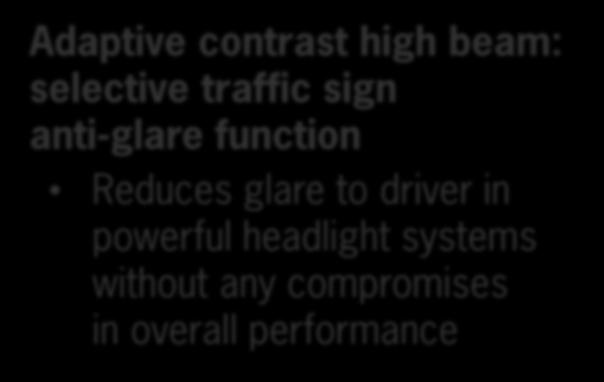 LED Matrix Headlights: new functions Adaptive