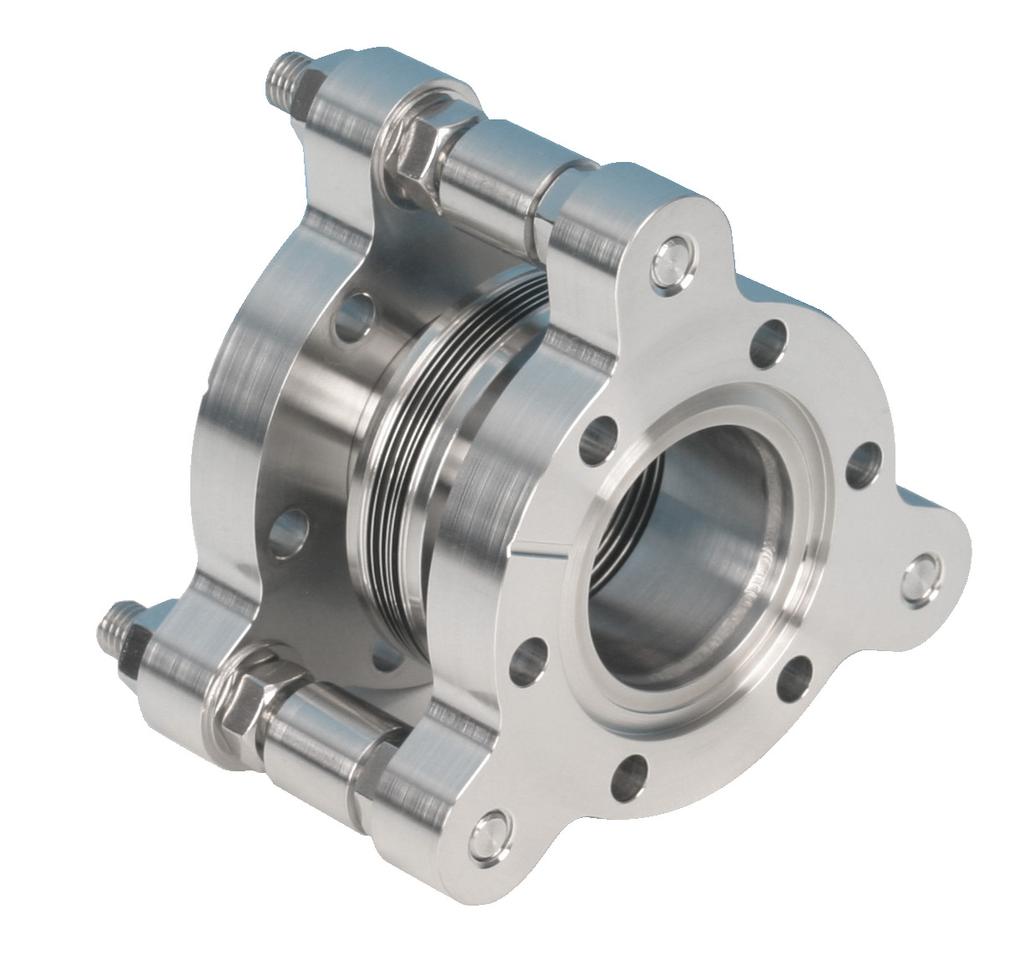 0 LINAR AN 3 ANGULAR AJUSTMNT flange supports three equi-spaced threaded shafts, /- 3 angular tilt and in parallel, a travelling flange has adjustable floating mounts.