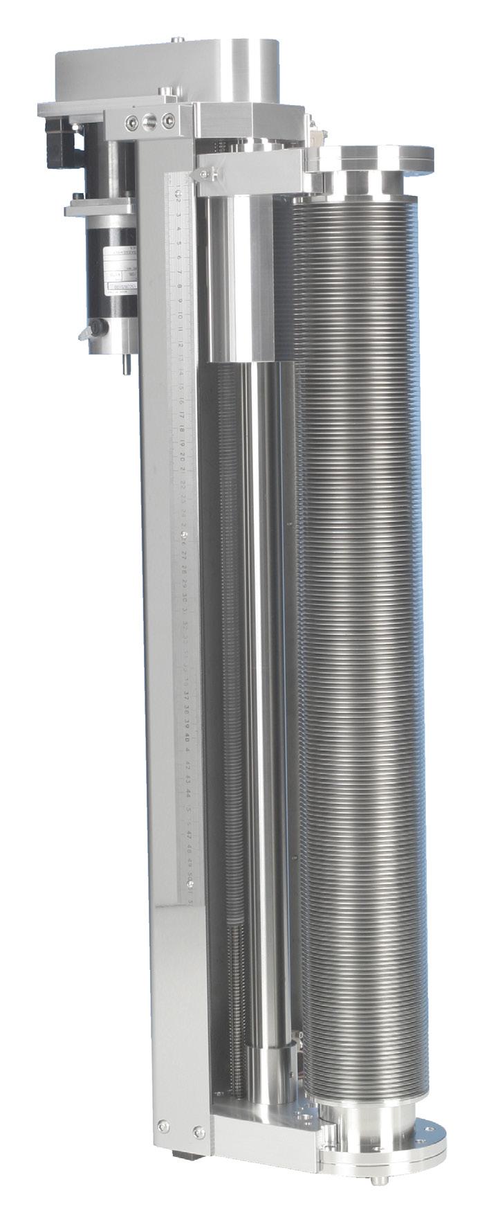Long Travel Linear Shift Mechanism Rotary Source LSML Shutters xample LSML imensions BOR F XTN = A RTRAT = B The LSML provides strokes of up to 1000mm (39") with high precision motion maintained