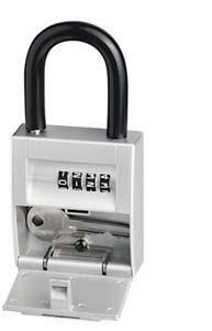 Mini Key Garage ABUS Compact portable key garage Holds 6 keys Vinyl coated shackle and back