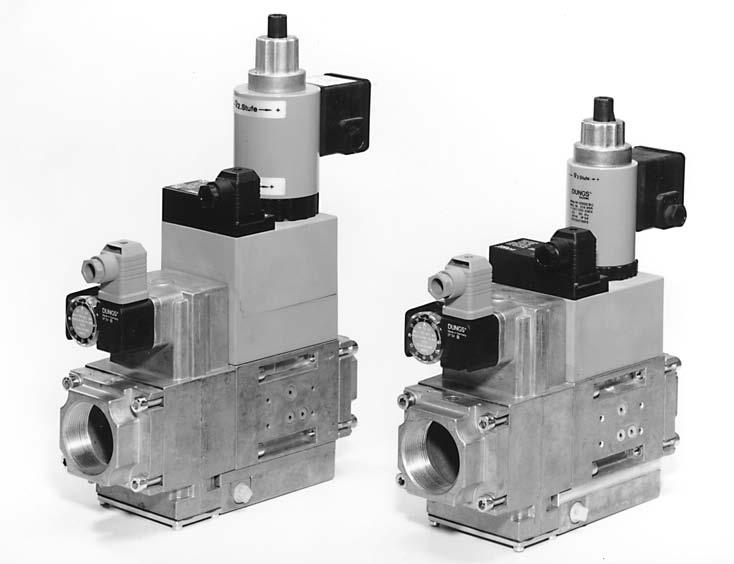 GasMultiBloc Combined regulator and safety shut-off valves Two-stage function MB-ZRD(LE) 415-40 B01 7.