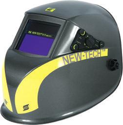 New-Tech TM Family The New-Tech series of auto darkening welding helmets features the latest technology. All four models are very lightweight and well balanced.