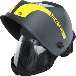 000 287 New-Tech with Hard Hat By removing the head harness and replacing it with a hard hat adapter (0700 000 230) the New-Tech can be fitted on to ESAB s protective helmet.