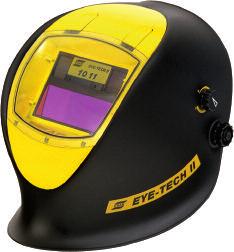 All adjustments, such as the shade setting, the sensitivity and the delay, are controlled on the satellite, found on the outside of the helmet shell.