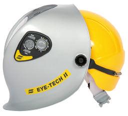 Eye-Tech II Combinations Eye-Tech II Helmets with Fresh Air All Eye-Tech II helmets can be used in combination with the Air 160, Air 200 and compressed air units.