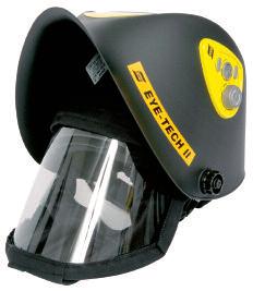 air 0700 002 972 Eye-Tech II with Hard Hat and Air Supply For environments where both head and respiratory protection are required the Eye-Tech II with hard hat and air supply is the ideal solution.