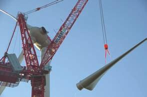 Depending on the tower crane installation solution, a climbing procedure during turbine construction may delay the project's progress.