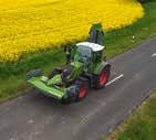 practical details, such as the automatic blinker reset: The tractor blinks until the turn has