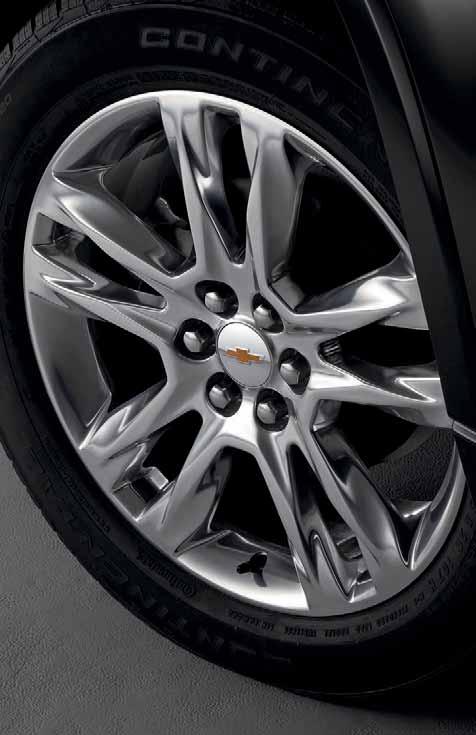 WHEELS 18" Bright Silver-Painted Aluminum (Standard on L