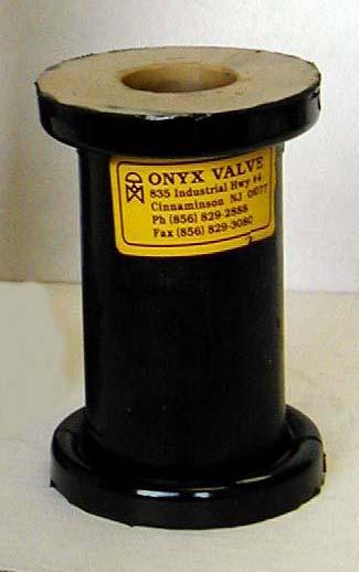 Onyx Valve Co. Compression Molded Sleeves Superior dimensional control. Wall thickness +/- 0.