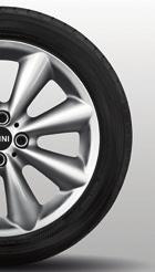 10 MINI GENUINE LIGHT ALLOY WHEELS AND TYRE CODE. The most important quality characteristics of MINI Genuine Light Alloy Wheels: - Extremely durable.