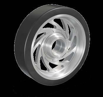 High-quality wheel materials for your applications Our range of wheel tread materials is just as diverse and sophisticated as our wheels and rollers.
