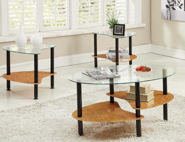 CRESCENT BW Coffee Table: 39.4" W 23.6" D 19.