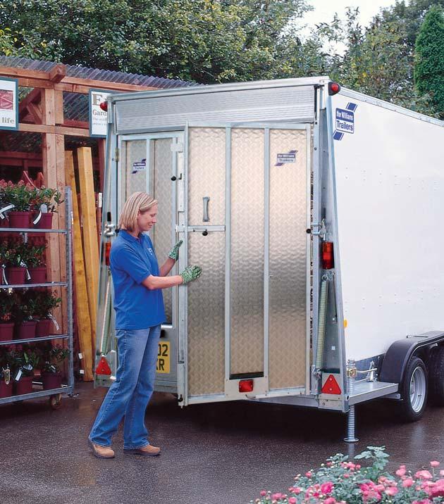 With parallel side walls and no wheel arch intrusions, the space inside these trailers is cavernous.