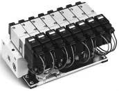 PC Board Manifold 1 Series Specifications Manifold Basic Models and Specifications Basic model Manifold function 1(P), 3(R2), (R1) manifolds ll port manifold Item Number of units 8 stations 16