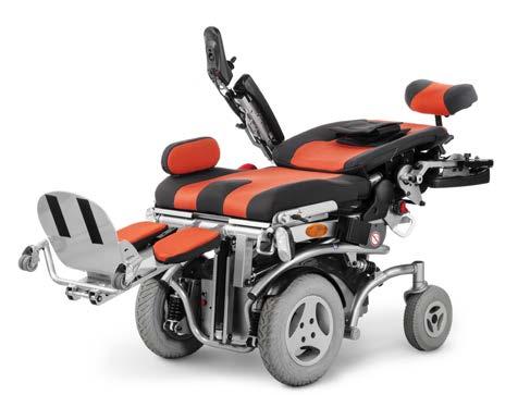 Always finding the right position Standing function Lying function High seat width variance The new multifunctional powered wheelchair COST EFFECTIVENESS THERAPEUTIC BENEFITS APPLICATIONS modular