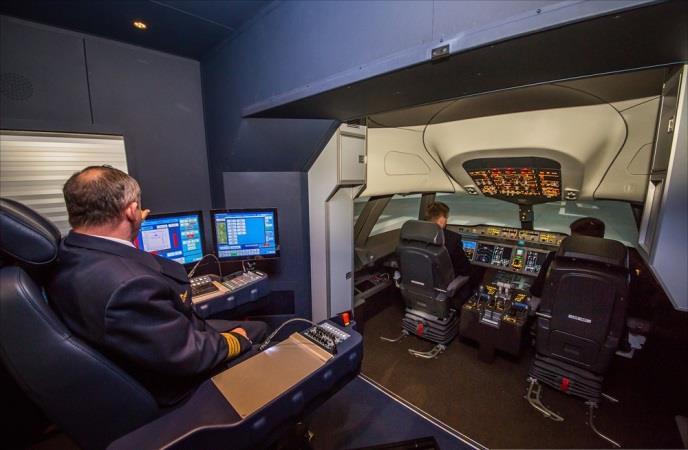 TRAINING MEANS Pilot training simulators have