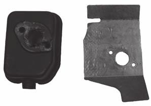 188 thick SV470-620 Courage Single (SV710-840) MUFFLER KIT Kit includes muffler, gasket, slip-fit manifolds, and screws. Customer supplies mounting bracket to frame. Kit No.