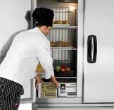 Electronic control system: Door open alarm helps avoid food spoilage with visible and audible warnings Alarm displays every six months as a reminder to clean condenser Adjustable temperature set