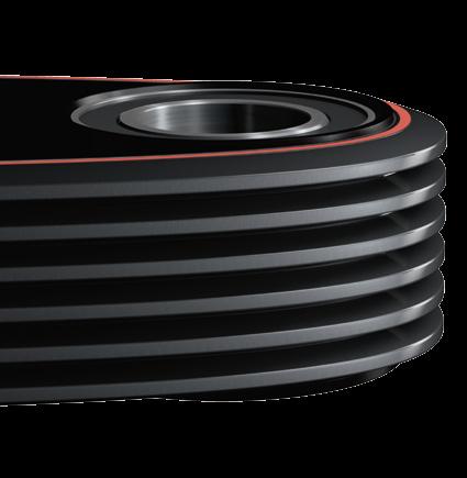 The world s first ribbed belt to show the actual belt wear by means of a red colour marking. The inspection can be performed with the naked eye without special tools. optibelt RBK SCC.