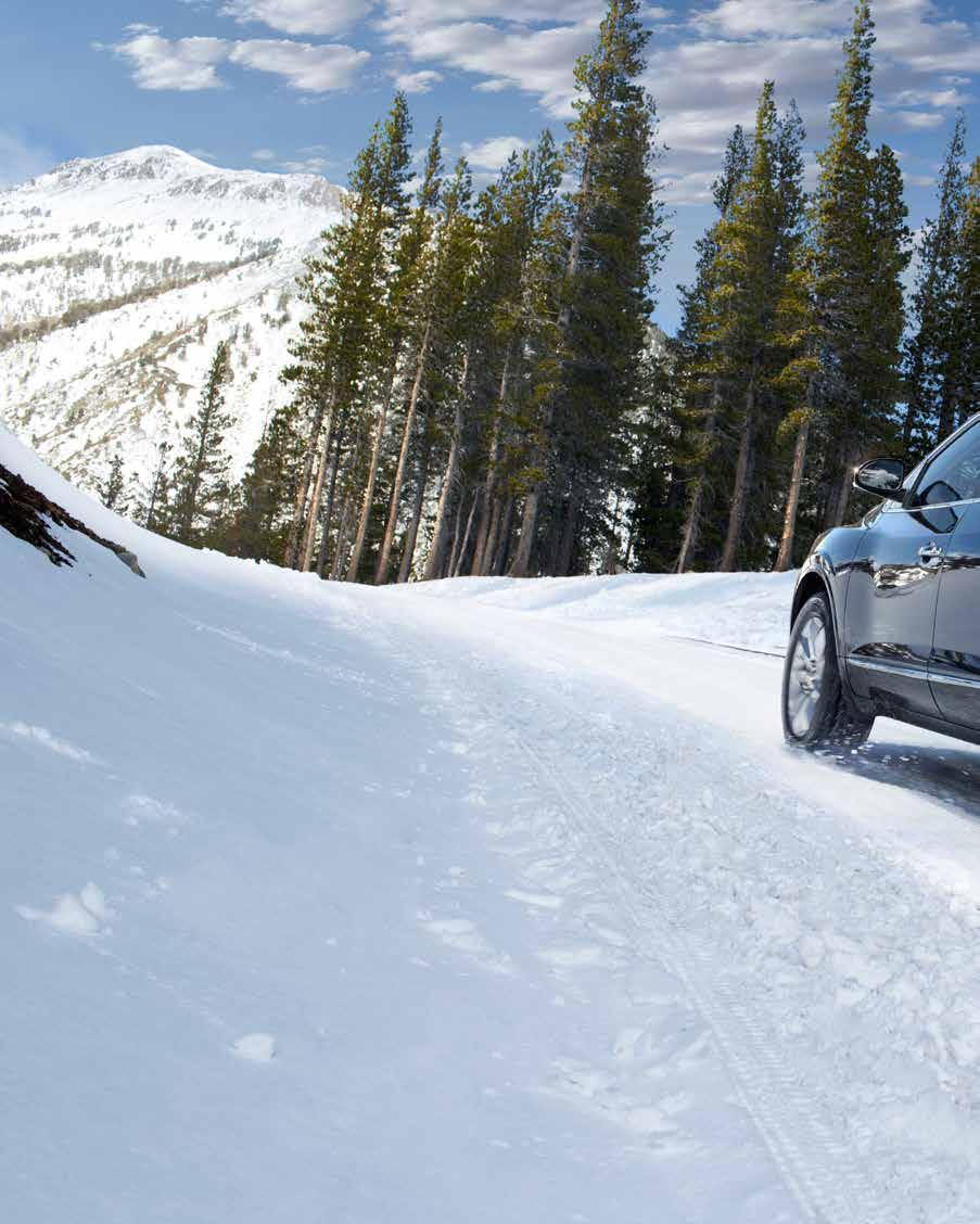 WHEN POWER IS IN YOUR GRIP Enclave s available All-Wheel Drive (AWD) constantly monitors traction at all four wheels. If it detects slip, power is delivered to the wheel(s) with the best grip.