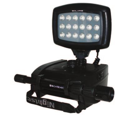 Solaris LITE Portable Rechargeable Lighting System The SOLARIS LITE is the most powerful and compact LED lighting system on the market.