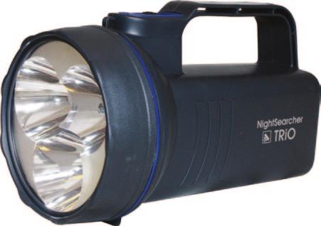 trio- 3 high-output LEDs - 230 Lumens - 400 meters (1300 feet) of visibility - 3 light
