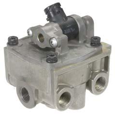 The ATR-6 Antilock Traction Relay valve is a service relay valve fitted with a modified cover containing a Control Solenoid.
