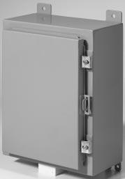 One Door Wallmount s Carbon Steel Electromate Boxes These NEM rated enclosures are designed for indoor use to protect enclosed equipment against lint and dust, external condensation, and spraying of