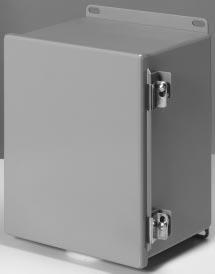 Continuous Hinge Cover s Carbon Steel Junction Boxes These NEM rated junction boxes offer perfect protection for delicate electrical and electronic equipment such as limit switches, foot switches,