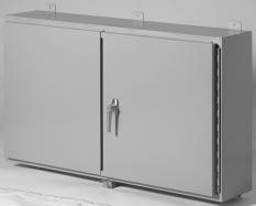 Two Door Wallmount s Large Carbon Steel Boxes These NEM rated enclosures are designed for indoor use to protect enclosed equipment against lint and dust, external condensation, and spraying of water,