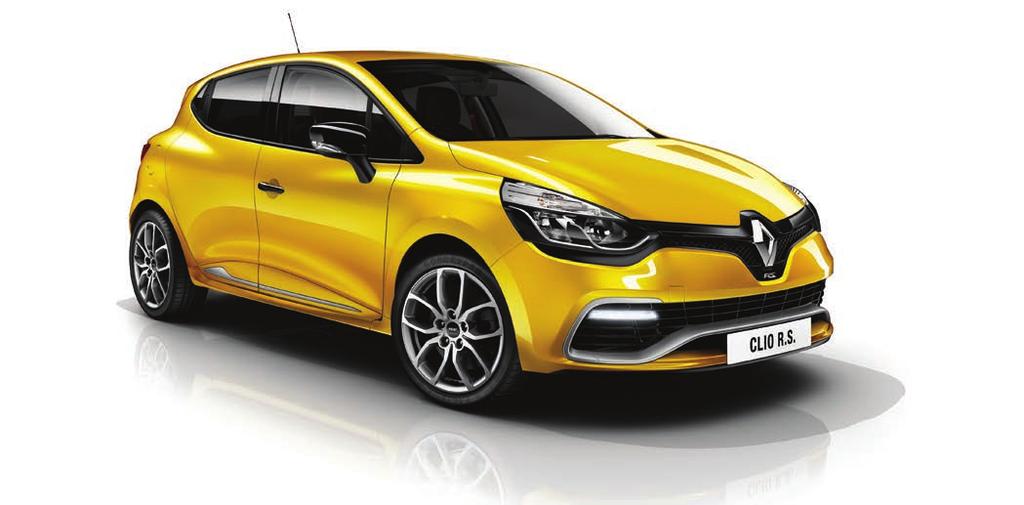 CLIO RENAULTSPORT CORE FEATURES - RENAULTSPORT 200 AUTO 4x20W Arkamys radio, Bluetooth, USB, Handsfree technology and Renault Bass Reflex sound system and fingertip remote controls* ABS with EBA