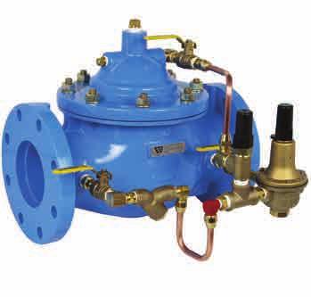 Modulating-type valves maintain constant water level proportional with tank draw Valve- or remote-mounted float controls Level operation can be