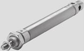 Round Cylinders ESNU Inch Series (Sizes 5/16 to 1 ) Technical Data Single-acting, spring return -N- Diameter 5/16 1 in -T- Stroke length 0.