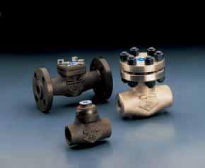 MATERIALS FOR CHECK VALVES MATERIALS Check valves are uni-directional valves which automatical-ly open with forward flow and close against reverse flow.