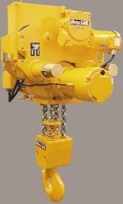 Space-saving, compact designs can replace manual chain hoists in industrial applications Time proven, rugged and reliable