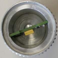 the brass plate in the Gearbox Magnet Sensor F V ma U