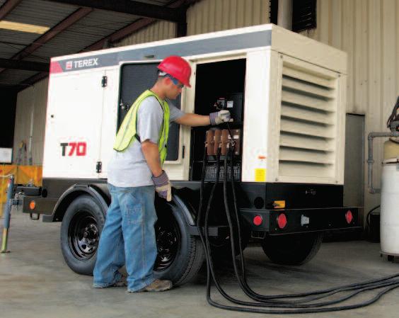 GEN-PAC & SUPER QUIET GENERATORS T70 and T90 Powerhouse Performance Prime output ratings of up to 72kW on this segment of Super Quiet models make them ideal for construction sites.