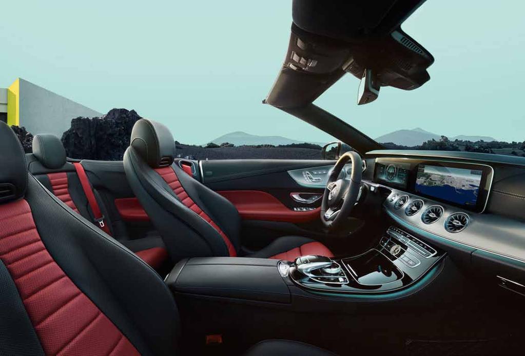 The new E-Class Cabriolet is a generous invitation for up to four adults. Dive in, let go.
