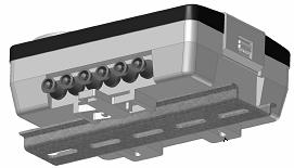 - Panel mounting on standard DIN-rail.