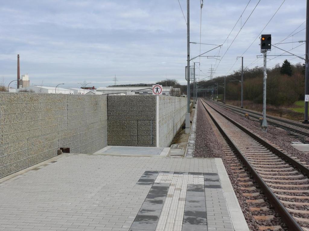 o Selected sections along the rail tracks will be prepared with acoustic barriers with a maximum height of 2 meters.