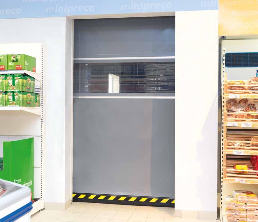 HIGH SPEED ROLL-UP DOORS The good results achieved in the level of acoustic and thermal insulation, together with their flexibility, reliability and compact structure, make Flexidoor high speed doors