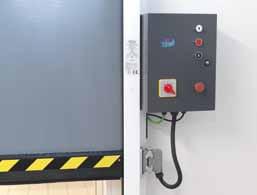 Control Board Designed from high quality material, the control board is equipped with: HIGH SPEED ROLL-UP DOORS Compact current vector inverter with integrated automation to minimize the wear of the