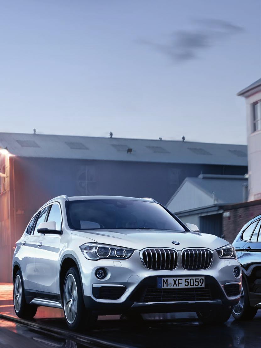 STANDARD EQUIPMENT HIGHLIGHTS. A GUIDE TO ENGINE AND TRIM VARIANTS. The BMW X1 is available in a variety of engine and trim variants, each providing a different level of standard specification.