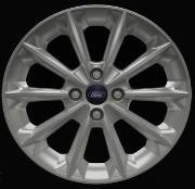 N/A 16" 8-Spoke Alloy Wheel Rock Metallic - Machined Finish 195/45 R16