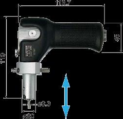 Product (size mm) Description Description / Standard Accessories Model Code Luster (Reciprocating Motion Polishing Finisher) Fine Belt Sander Auto Tool Change Spindle Speed Reducer (1/4)