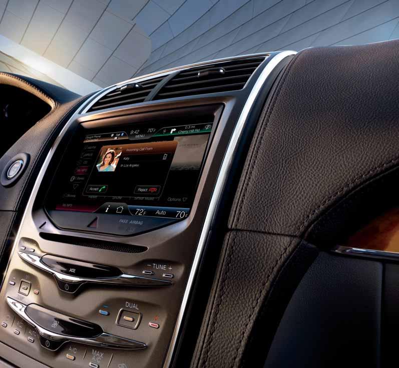 IT DOES COUNTLESS THINGS FOR YOU. INCLUDING SURPRISE AND DELIGHT. You ll be astounded by all that SYNC with MyLincoln Touch can do in response to your voice or touch.