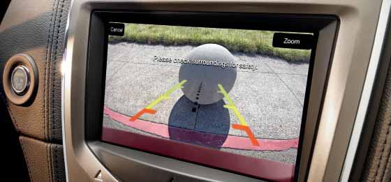 monitor each side of the vehicle to help you stay on guard.